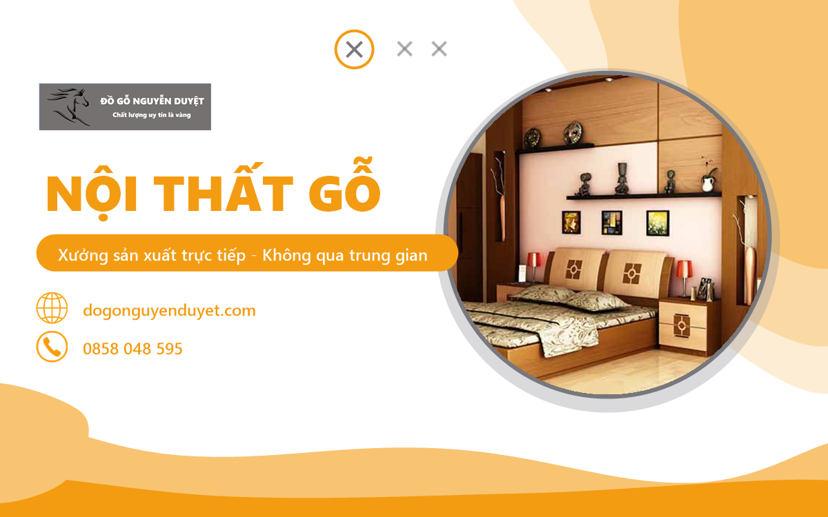 nội thất gỗ uy tín tại HCM - phòng ngủ gỗ tự nhiên