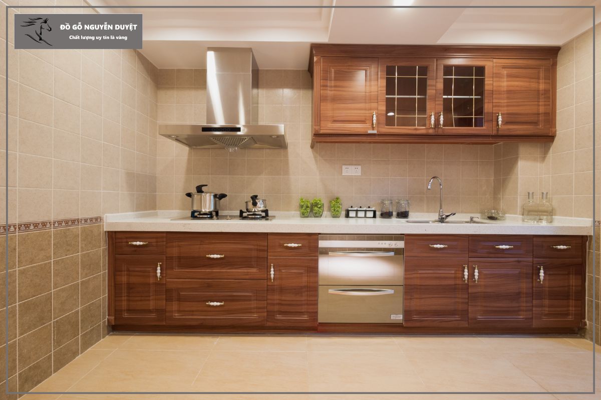 Nhận đóng tủ bếp gỗ theo yêu cầu tại Bình Chánh